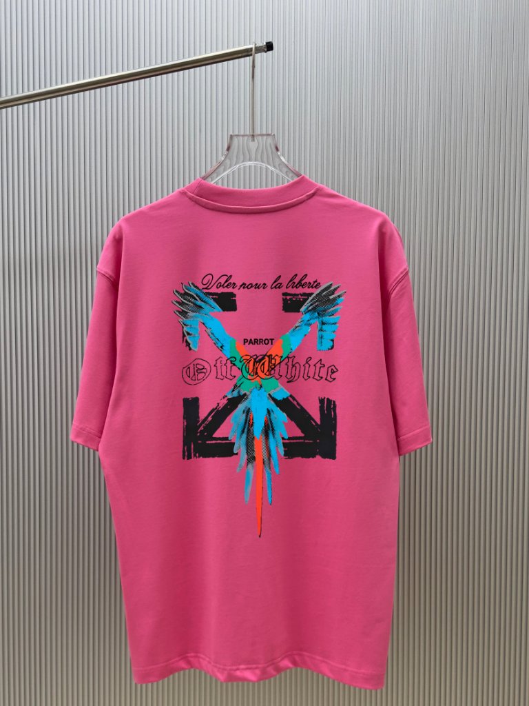 Classic Off-White Crew-Neck Short-Sleeve
